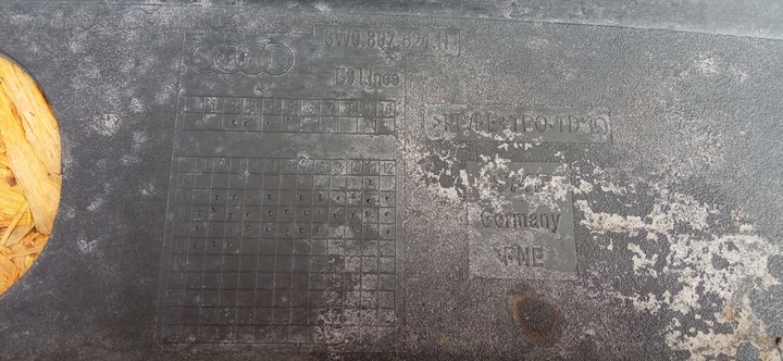 фото №9, Audi a4 b9 15- диффузор накладка спойлер бампера зад 8w0807521h