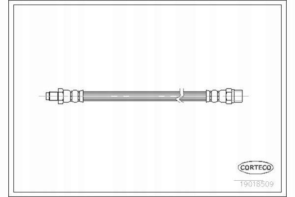 фото №7, Шланг гальмівний гнучкий corteco 19018509