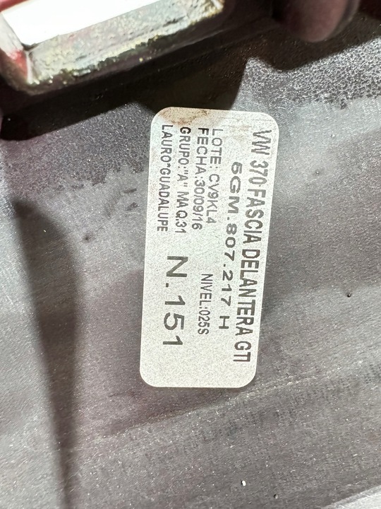 фото №13, Volkswagen vw golf vii 7 gti gtd бампер перед usa bez отверстий противотуманные фары om