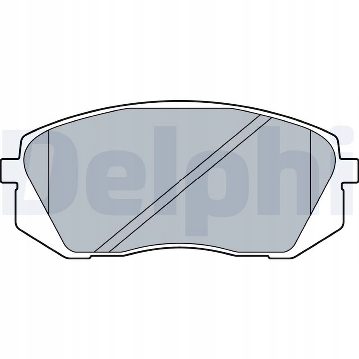 фото №2, Delphi тормозные колодки ham перед