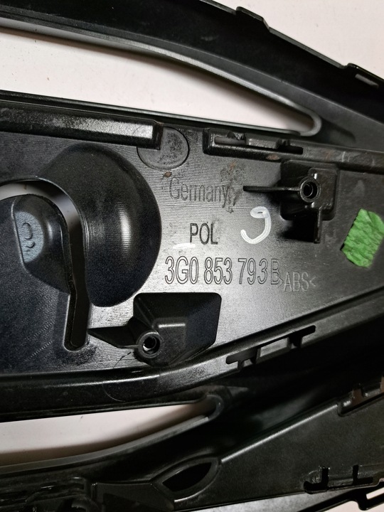 фото №9, Vw passat b8 gte рестайлінг решітка бампера ліва перед 3g0853793b оригінал