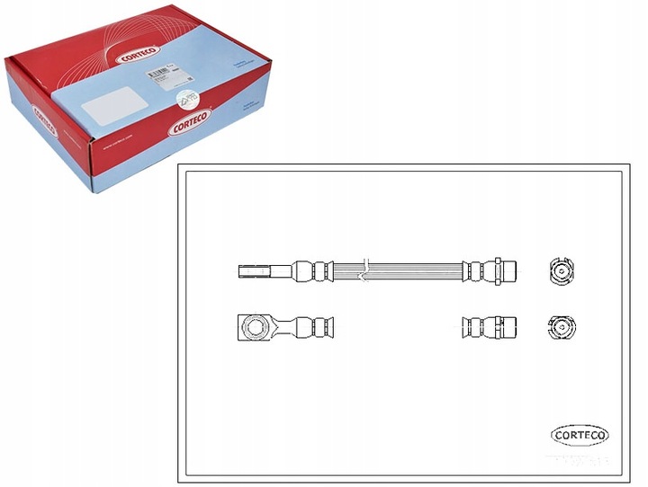 фото №1, Corteco 19026813 шланг тормозной гибкий