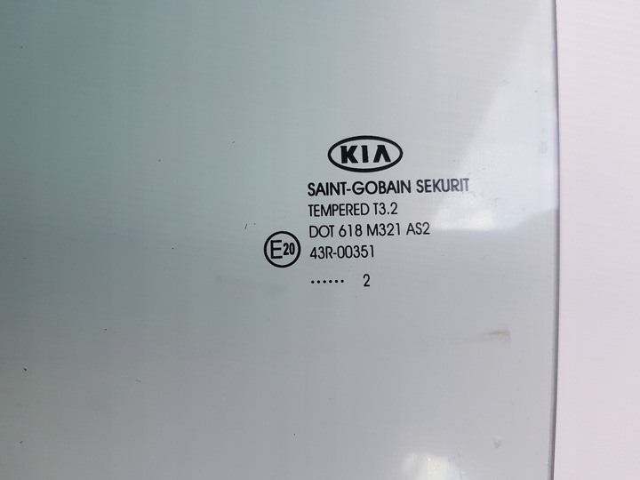 фото №3, Стекло дверь левый зад задняя kia sportage iii 2011r