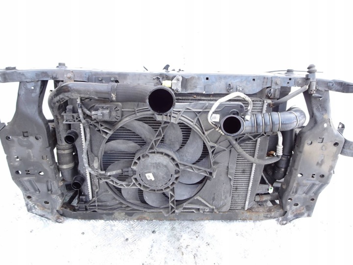 фото №9, Передняя панель радиатор kpl. nissan qashqai j10 рестайлинг 10-13 r. 1.5 dci