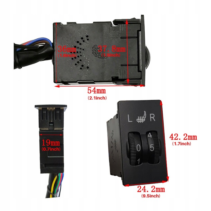 фото №6, Коврик нагревательная нагревательная pod обивка kpl 2 сиденье 12v з підігрівом сиденья