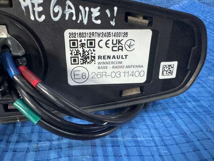 фото №12, Антенна крышная акула renault megane v e-tech 282168312r