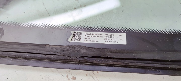 фото №7, Стекло кузовная правые зад audi q3 f3 83a 2019r