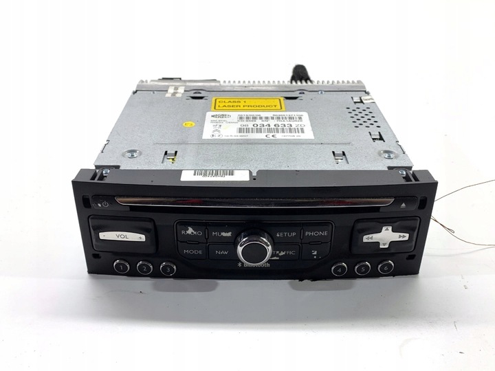 фото №1, Радио citroen c5 iii 98034633zd проигрыватель мультимедиа, стерео