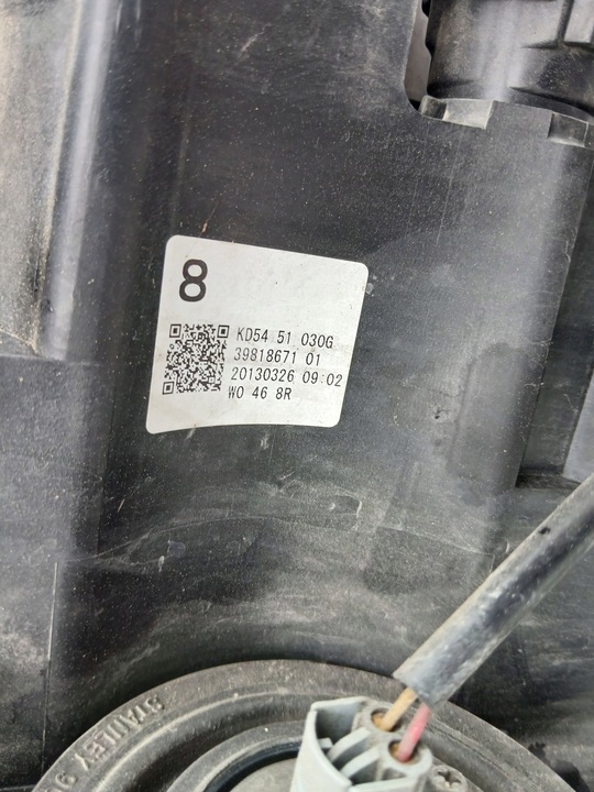 фото №14, Mazda cx-5 cx5 i лампа передня права правий перед eu ксенон kd5451030g 2013r