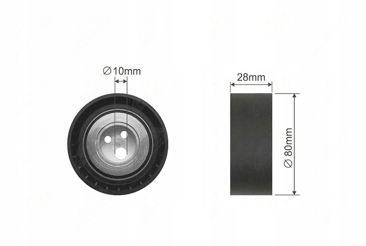 фото №1, Nty rnk-ft-013 ролик kierunkowa / направляющая, лента klinowy зубчатый