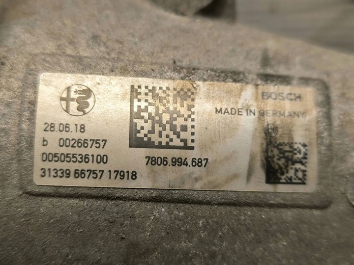 фото №8, Alfa romeo giulia 2019 трансмиссия рулевая / рулевая рейка