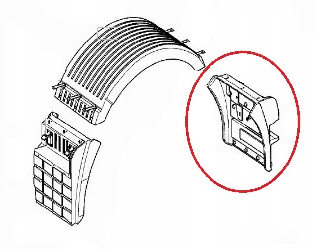 фото №2, Крыло зад cz. задняя левая mercedes actros mp2 mp3