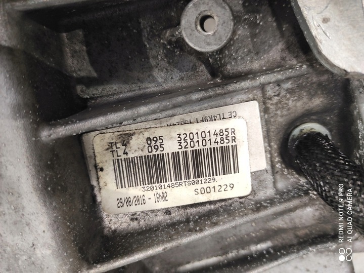 фото №14, Коробка передач коробки передач tl4 095 renault clio iv 4 renault captur 1.5 dci 110km