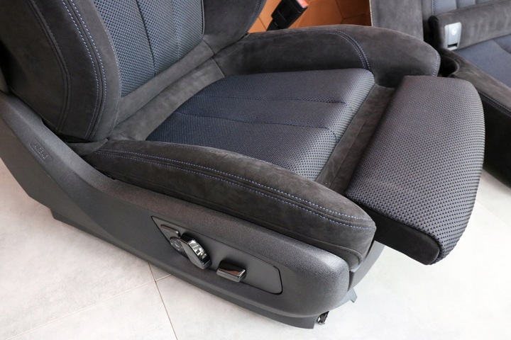 фото №8, Bmw g30 м-пакет sport салон сидіння диван тунель обшивки з підігрівом 20 km