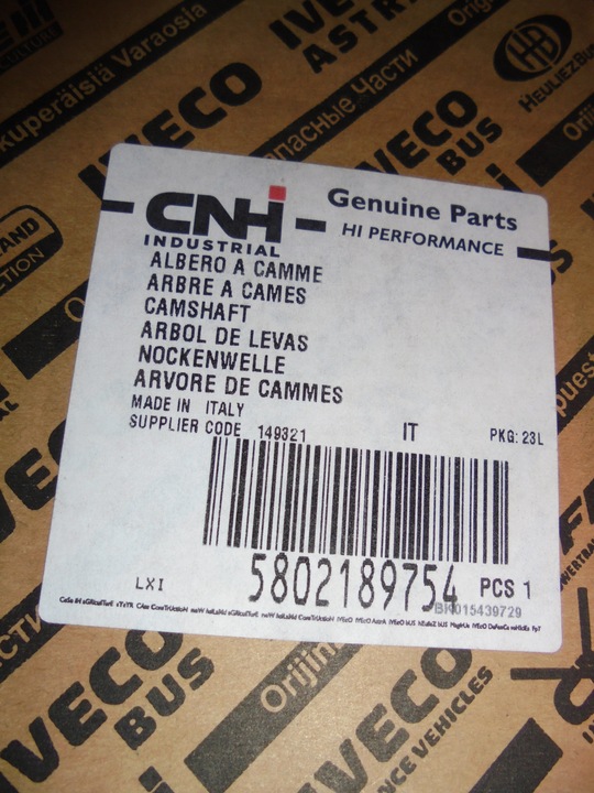 фото №6, Вал розподільний вал iveco stralis, trakker 5802189754