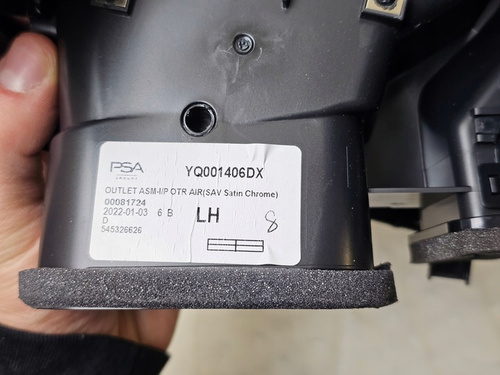 фото №15, Захист планка dekor консолі панелі решітка повітропровід citroen c3 aircross