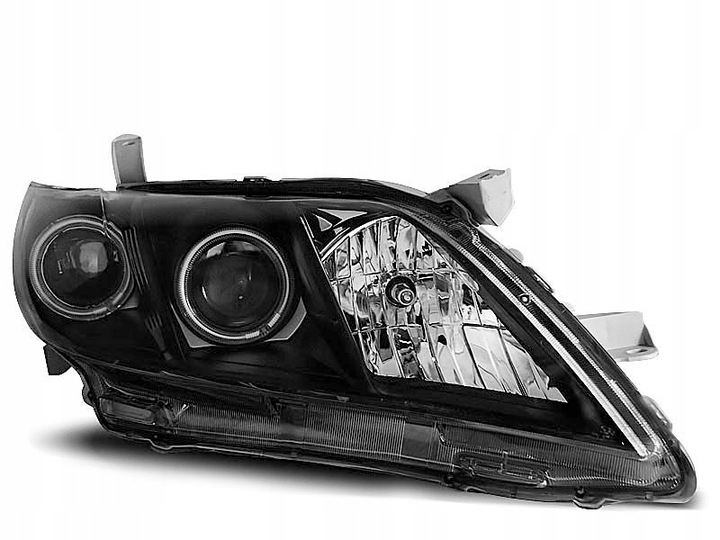 фото №1, Лампы перед toyota camry 6 xv40 06-09 чёрный angel