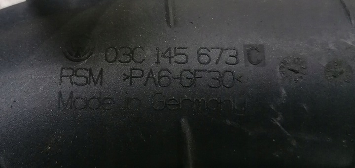 фото №3, Vw golf v 1.4 tsi труба інтеркулер 03c145673c