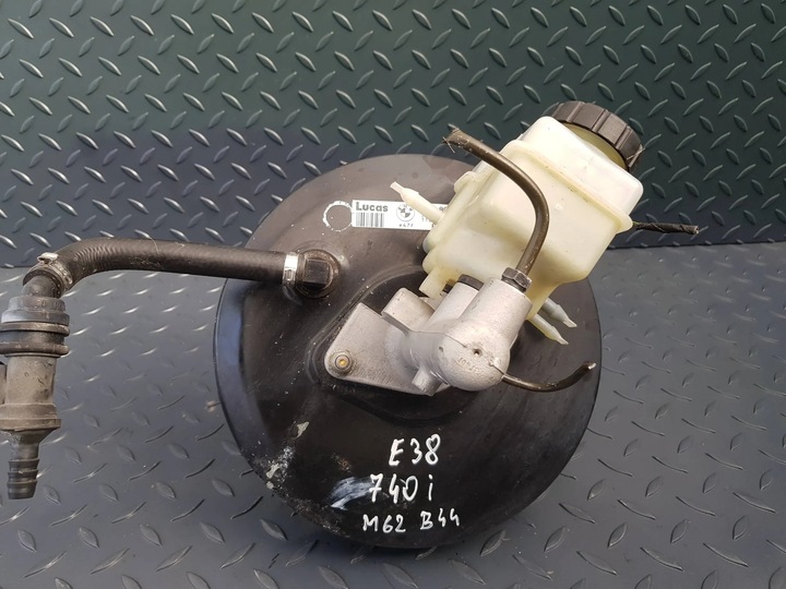 фото №6, Підсилювач насос гальмівна lucas бак 1 161 744 bmw e38 740i v8 m62 дорестайлінг