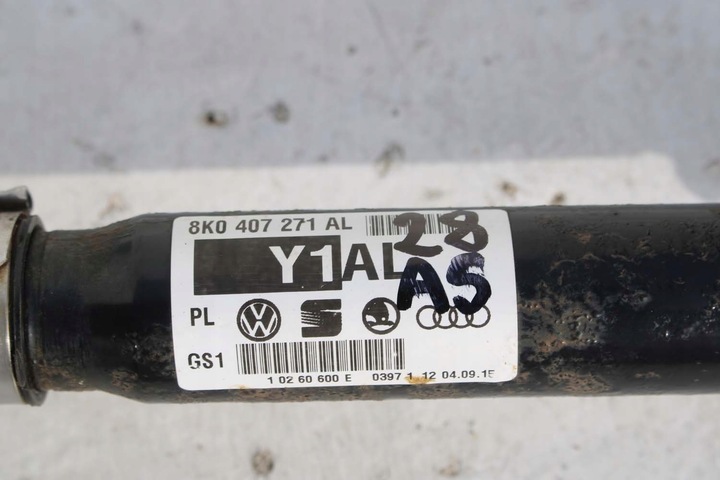 фото №6, Audi a4 a5 полуось перед 8k0407271al 8k0 407 271 al передняя 8k b8 8t 8f 8k04