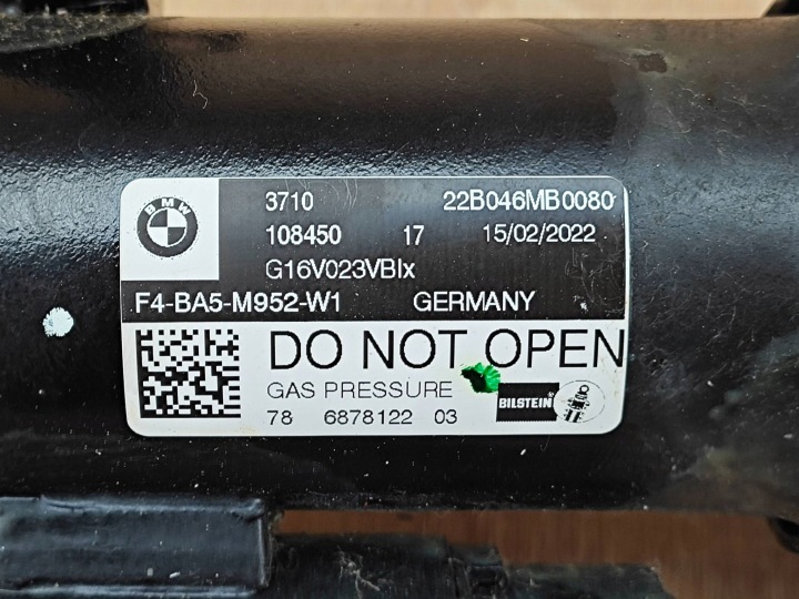фото №9, Оригинальная запчасть амортизатор правое перед vdc bmw 840d g16 g15 g14 6878122 34km