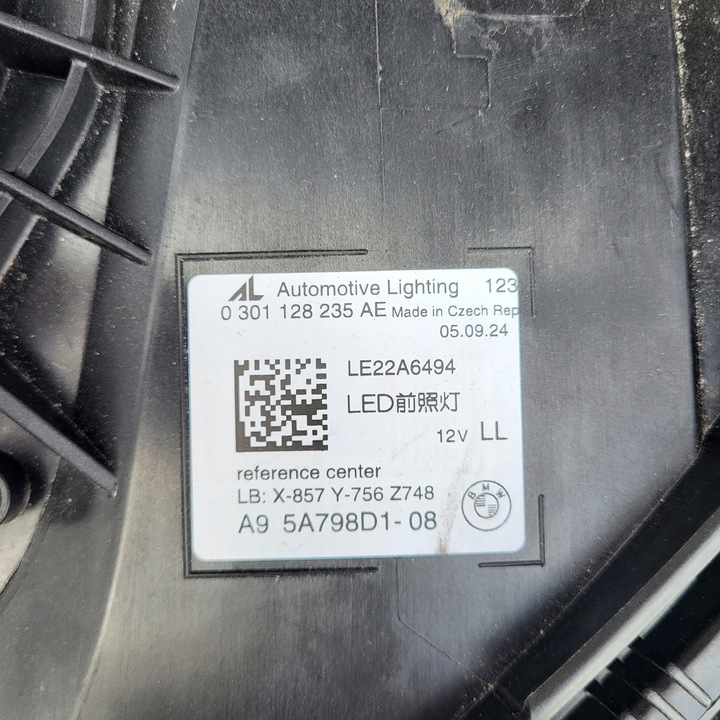 фото №15, Bmw 5 g60 g61 laser синий a95a798d1-08 лампа передняя перед левая