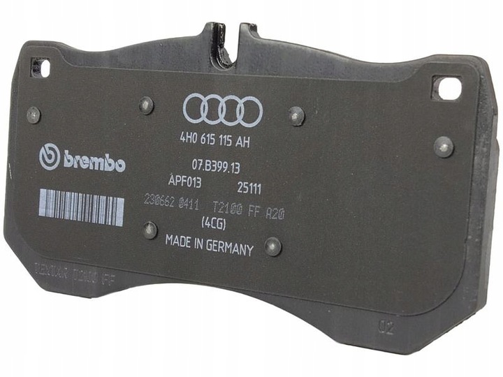 фото №3, Оригинальный номер vag тормозные колодки ham ceramika перед audi a8 s8 d4