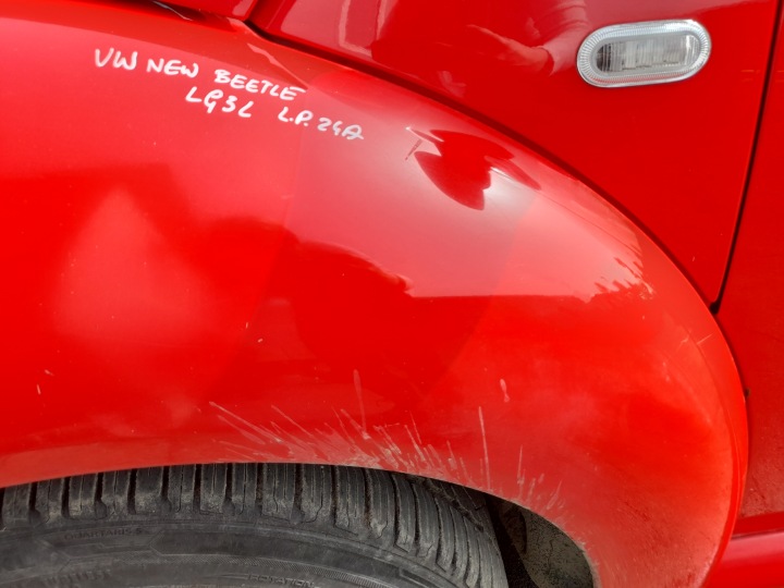 фото №8, Vw new beetle крыло левые перед передний lg3l