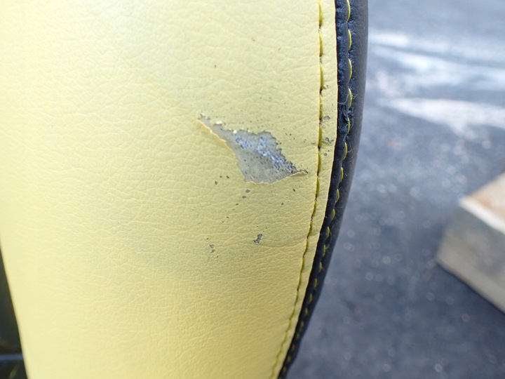 фото №8, Оббивка чорно жовта сидіння обшивки kpl chevrolet corvette c5