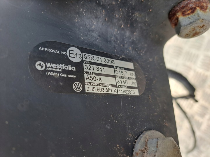 фото №11, Vw amarok lft 2019 r балка hak буксирувальний 2h5803881k