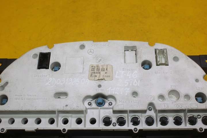 фото №6, Спідометр  манометр volkswagen lt 35 46 2.5 tdi 2d0919850a