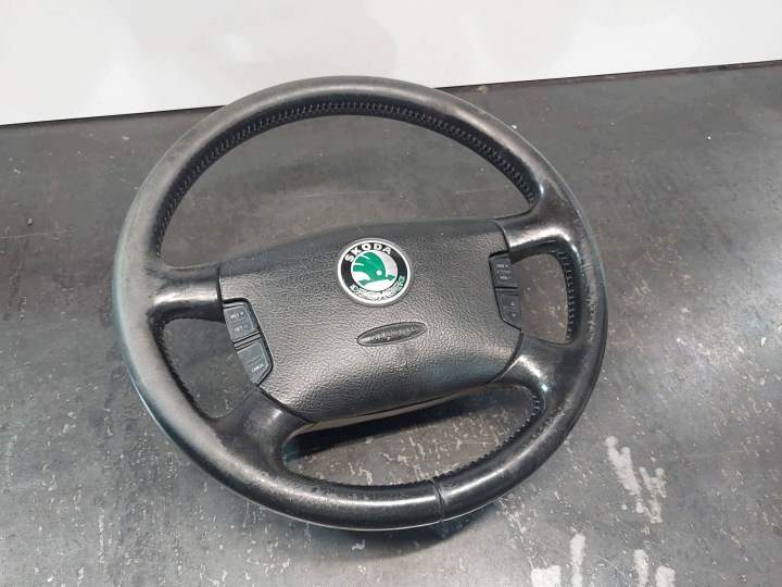 фото №9, Руль кожаный многофункциональная skoda superb b5 3u 1u0419091g
