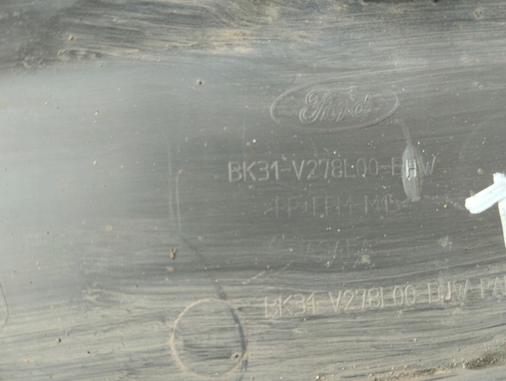 фото №9, Планка крыльев передняя правая левая transit mk8 bk31-v278l00-bhw