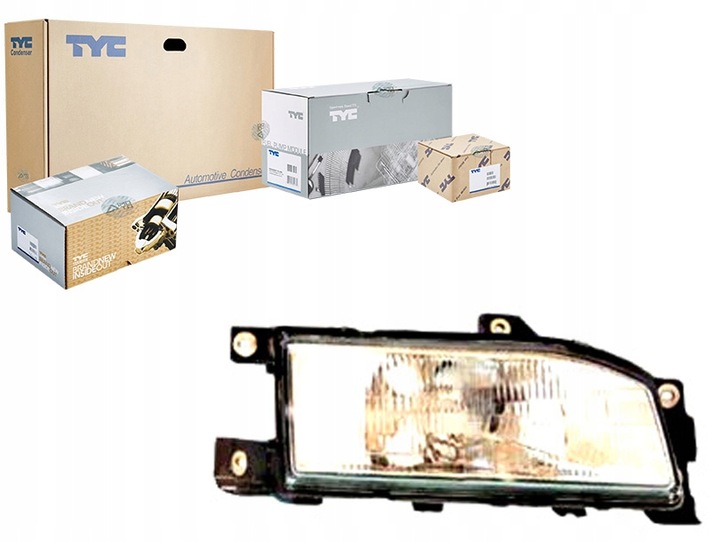 фото №1, Фара h4 механический hyundai pony / excel tyc