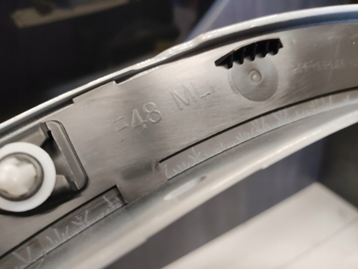 фото №6, Планка крыльев m набор левый зад bmw x1 f48 цвет a300