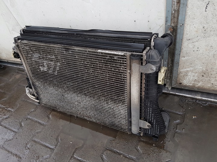 фото №5, Skoda superb 2 ii 08-12r 2.0 tdi радіатор вентилятори kpl