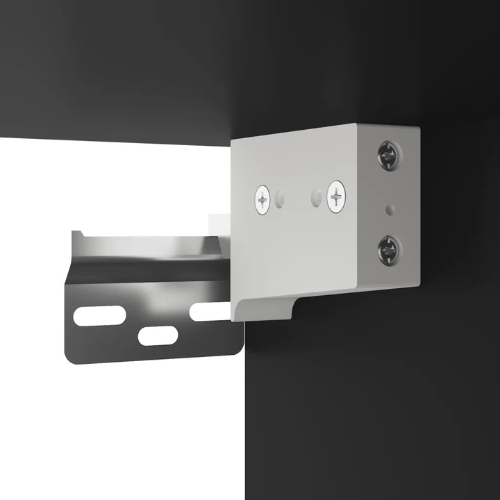 фото №9, Vidaxl szafka łazienkowa з дзеркало, чорна, 42x12x60 cm