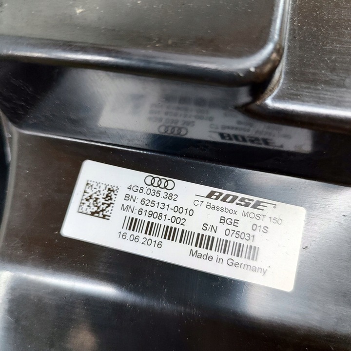 фото №8, Audi rs6 c7 2017 динамик низкочастотный