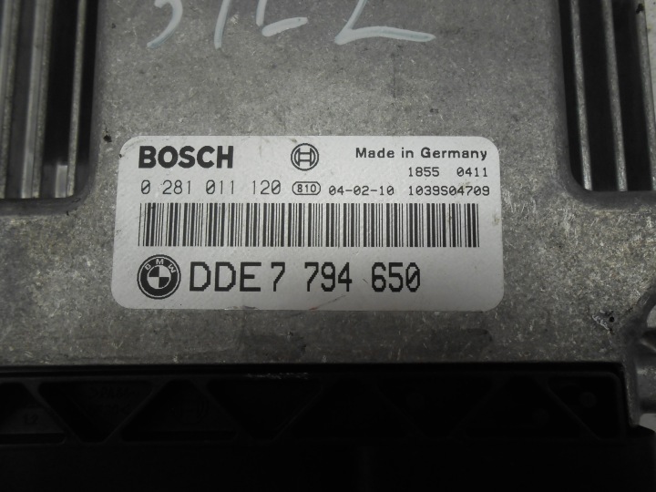фото №8, Bmw 5 e60 ecu блок керування двигуном (ecu) 0281011120 7794692 dde 7794650