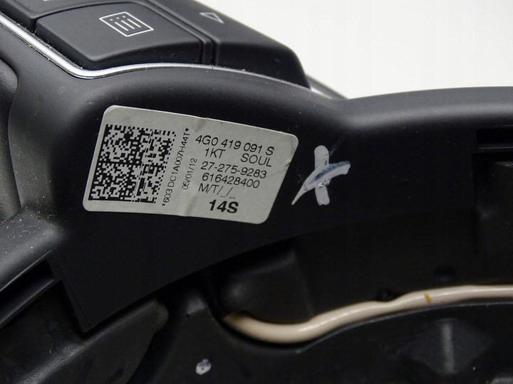 фото №11, Кермо триспицевий шкіра пелюстки мультифункція audi a1 8x 4g0419091s