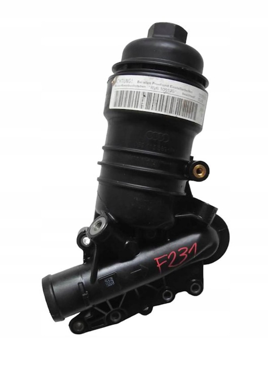 фото №1, F231 основа фільтра масла vw audi a6 c7 3.0 tdi 059115389am