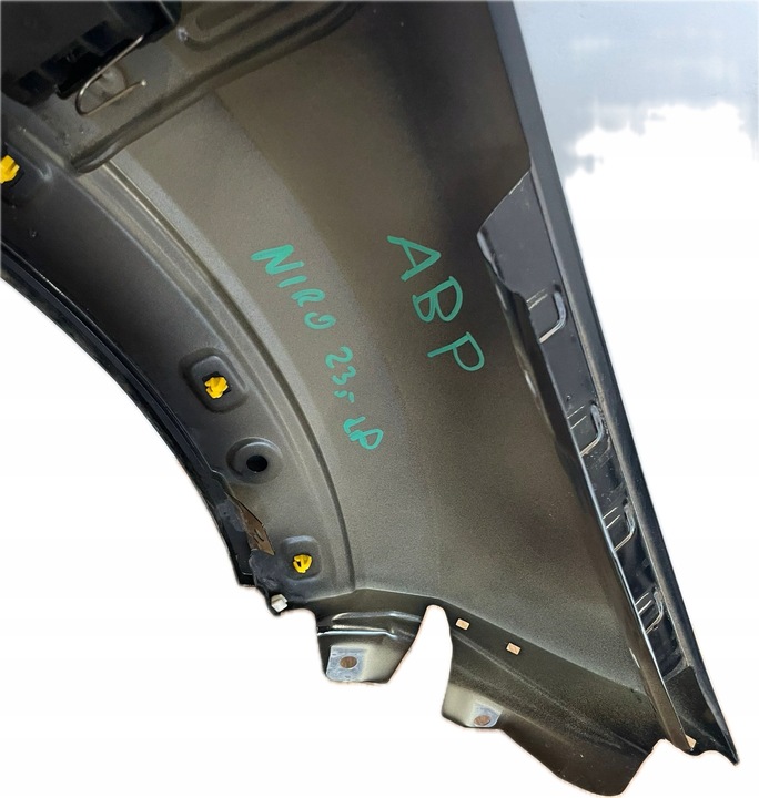 фото №4, Крило переднє лівий plug in кришка kia niro ii 2022 2023 2024 abp чорний