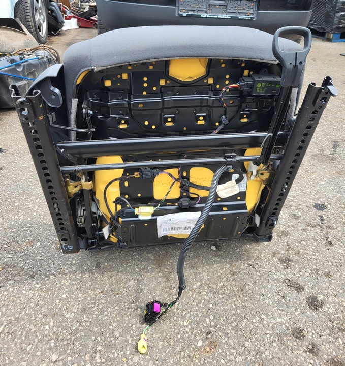 фото №9, Правый сиденье с подогревом модуль застёжка подушка безопасности подушка vw golf v 1k оригинальный номер eu