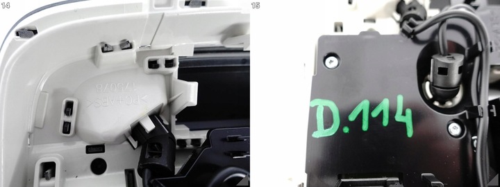 фото №12, Audi a8 4h0 d4 рестайлінг 09-17 переднє панель стеля лампа led бардачок et1