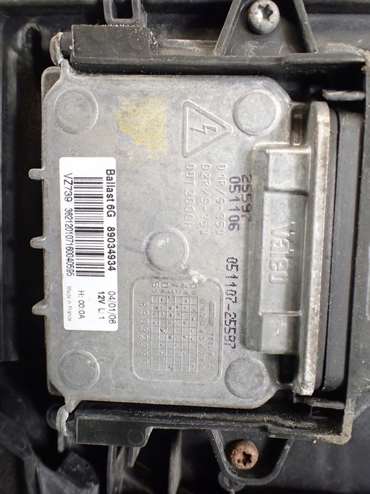 фото №16, Фара правый левый лампа renault laguna ii рестайлинг 06r ксенон