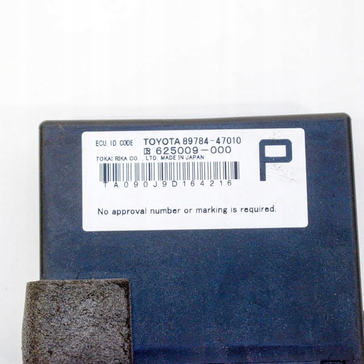 фото №7, Toyota prius xw30 модуль керуюча immobilizerem 625009-000 1.8hybrid 73