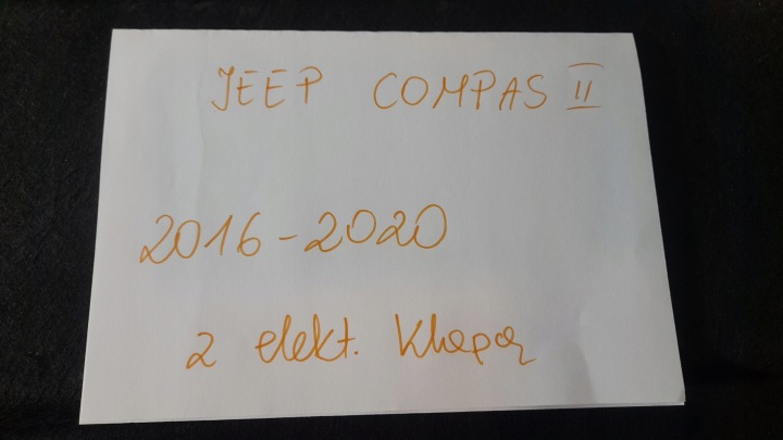 фото №7, Задня полка jeep compass ii 2016-2020 електричний кришка