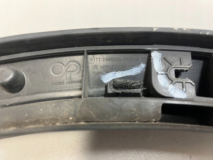 фото №9, Bmw x5 g05 2020 перед сторона права планка / накладка na крило переднє