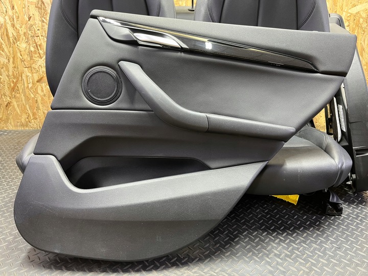 фото №6, Сидіння диван обшивки європа чорна шкіра підігрів пам'ять bmw x1 f48