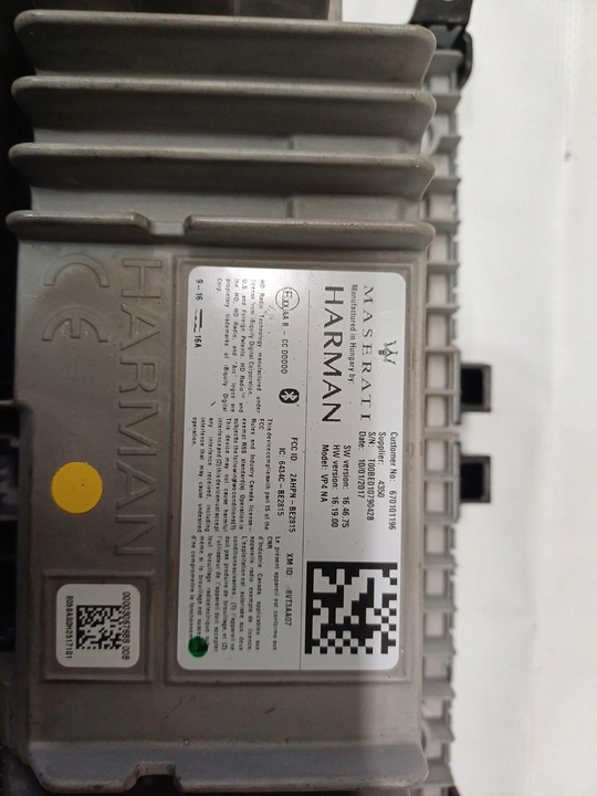 фото №5, Дисплей навігація радіо maserati levante 670101196